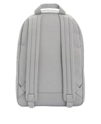 Shop Barbour Cascade Logo Embroidered Backpack In Grey