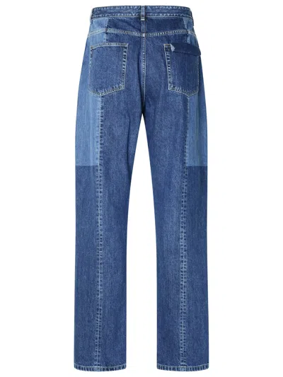 Shop Jil Sander Blue Cotton Jeans In Blu Denim
