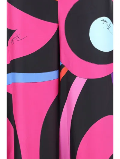 Shop Pucci Pants In Multicolour