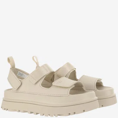 Shop Ugg Goldenglow Sandals In White