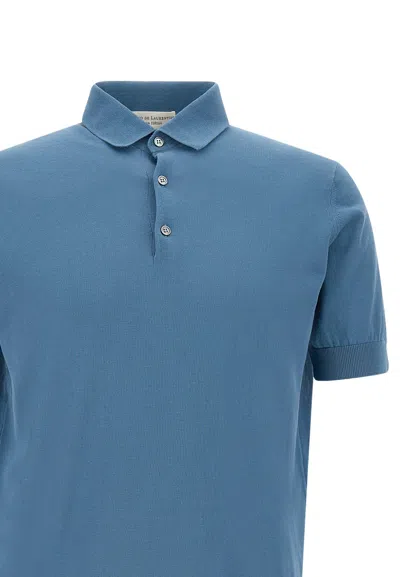 Shop Filippo De Laurentiis Cotton Crepe Polo Shirt