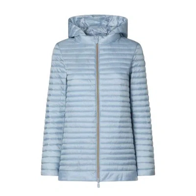Shop Save The Duck Alima Puffer Coat In Blu