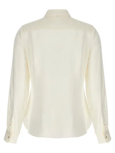 Shop Theory Classic Fitted Shirt In Ivory