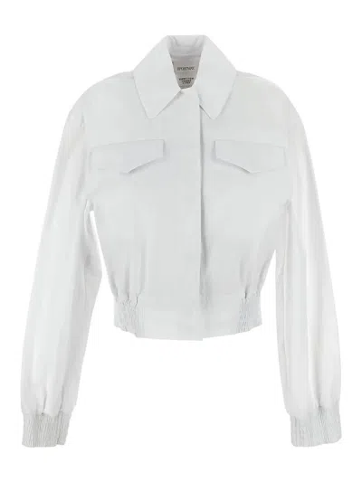 Shop Sportmax Gala Jacket In Optical White