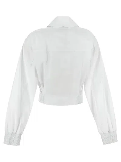 Shop Sportmax Gala Jacket In Optical White