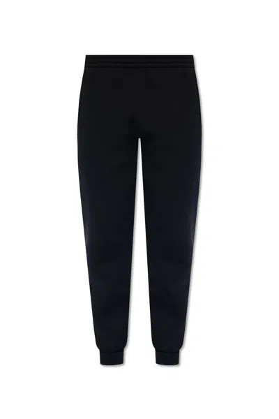 Shop Balenciaga Elastic Waist Jogging Pants In Black