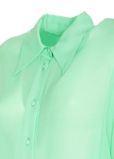 Shop Pinko Circe Shirt In Green