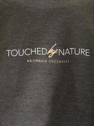 Shop Brunello Cucinelli Lightweight T-shirt In Grey