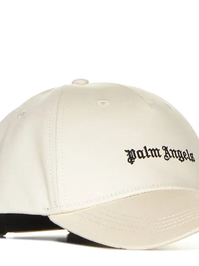 Shop Palm Angels Logo Embroidered Baseball Cap