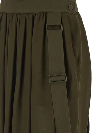 Shop Max Mara Jedy Skirt In Military Green