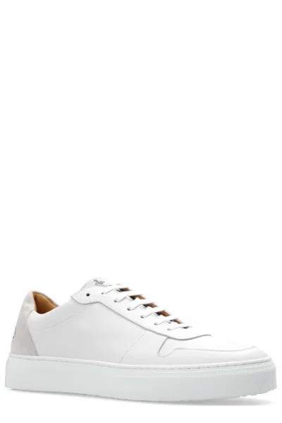 Shop Vivienne Westwood Orb-printed Low-top Sneakers In White