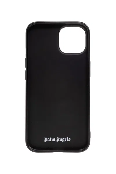Shop Palm Angels Palm Tree Printed Iphone 15 Case In Nero