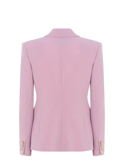 Shop Pinko Single-breasted Tailored Blazer In Pink