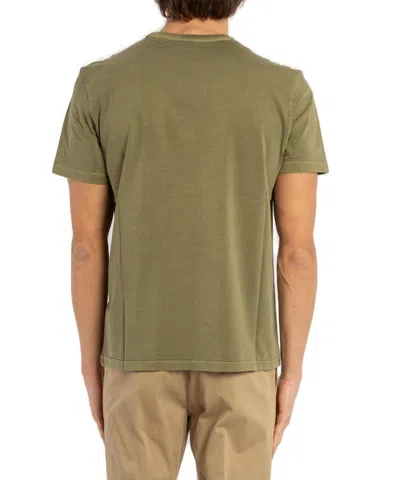 Shop Woolrich Crewneck Short-sleeved T-shirt In Verde