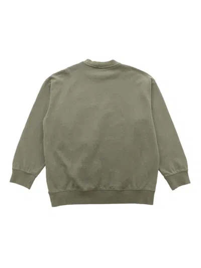 Shop Aspesi Green Sweatshirt