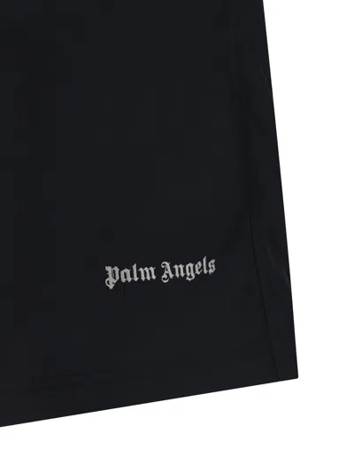 Shop Palm Angels Swimshort In Nero