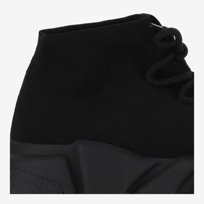 Shop Balenciaga Recycled Mesh Speed Lace-up Sneaker In Black