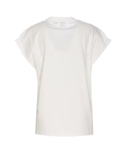 Shop Pinko Telesto T-shirt In Bianco