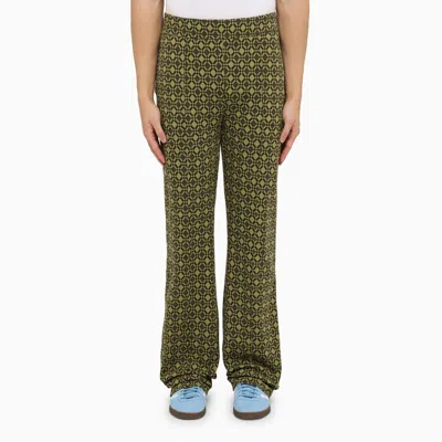 Wales Bonner Power Straight-leg Track Pants In Green