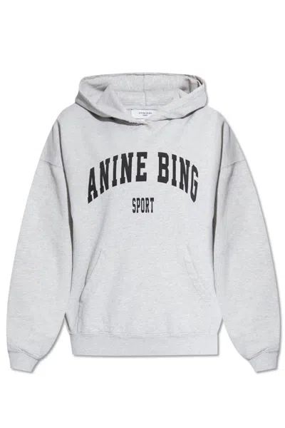 Shop Anine Bing Sport Collection Harvey Hoodie In Grey