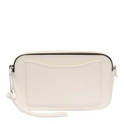 Shop Marc Jacobs The Snapshot Crossbody Bag In Bianco