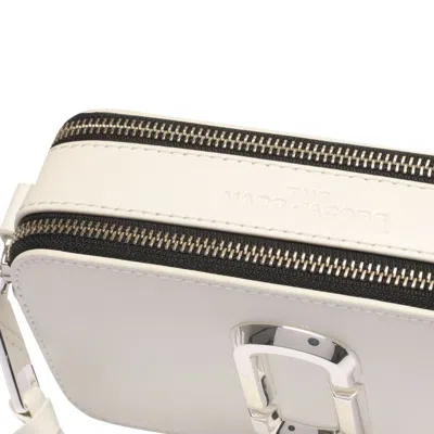 Shop Marc Jacobs The Snapshot Crossbody Bag In Bianco