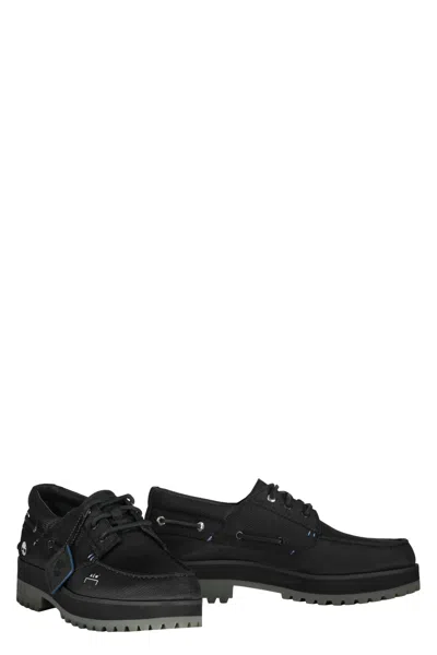 Shop A-cold-wall* Timberland X  Boat Shoes In Black