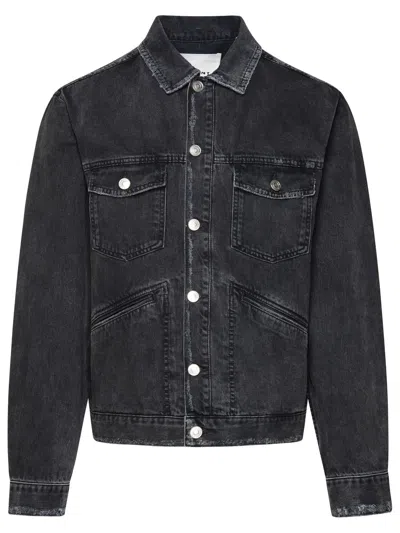 Shop Isabel Marant Jango Black Cotton Jacket