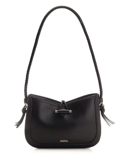 Shop Isabel Marant Black Vigo Shoulder Bag