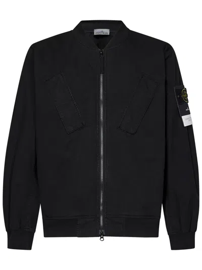 Shop Stone Island Jacket In Black