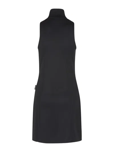 Shop Courrèges Interlock Tracksuit Dress In Black