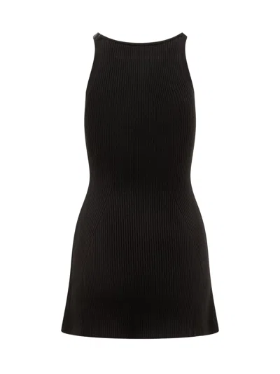 Shop Courrèges Dress In Black