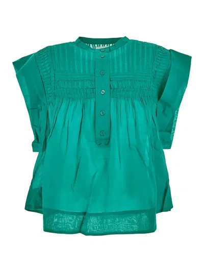 Isabel Marant Étoile Leaza Organic Cotton Blouse