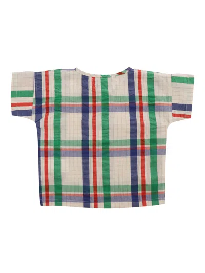 Shop Bobo Choses T-shirt Check In Multicolor