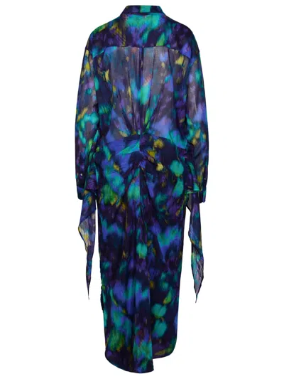 Shop Marant Etoile Nesli Multicolor Cotton Dress