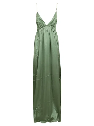 Shop Zimmermann Silk Sip Dress In Verde