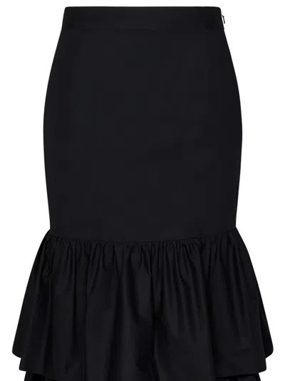 Shop Moschino Skirt In Nero