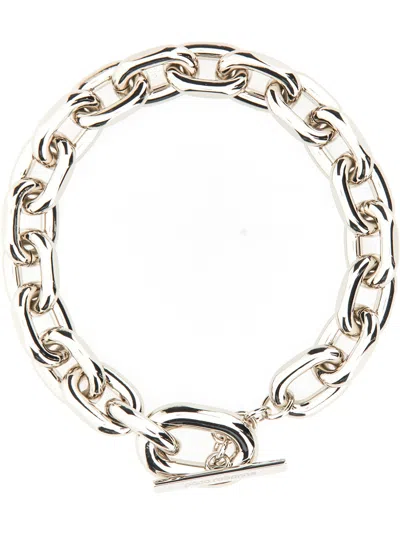 Shop Paco Rabanne Necklace Xl Link In Argento