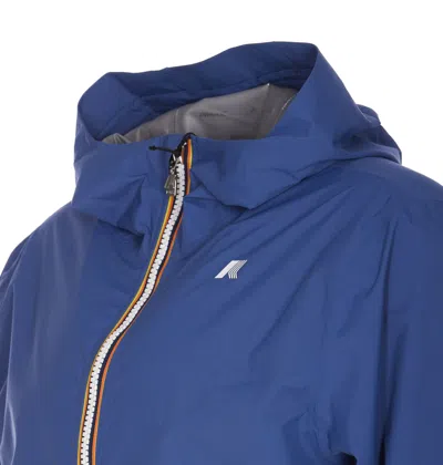 Shop K-way Stretch Jacket In Clear Blue