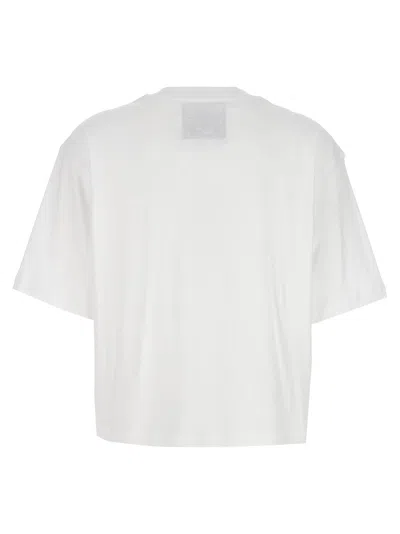Shop Moschino Teddy Bear T-shirt In Bianco