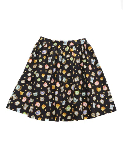 Shop Moschino Black Skirt