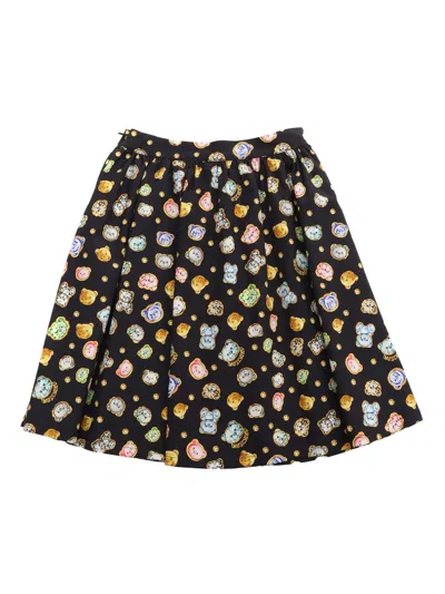 Moschino Black Skirt In Black