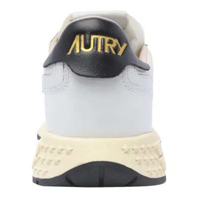 Shop Autry Reelwind Sneakers In White/white