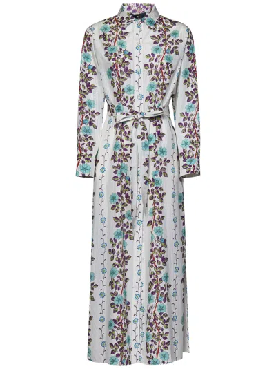 Etro Floral Print Maxi Beach Dress