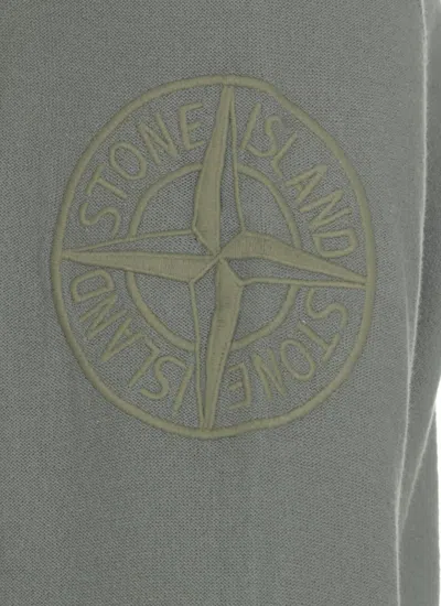 Shop Stone Island Logoed Cotton Sweater In Musk