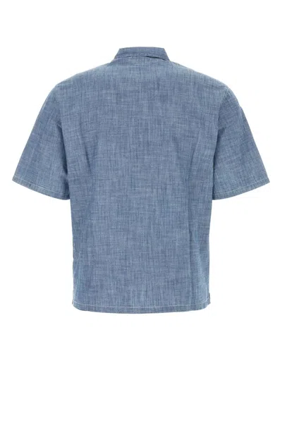 Shop C.p. Company Denim Shirt In Stone Bleach