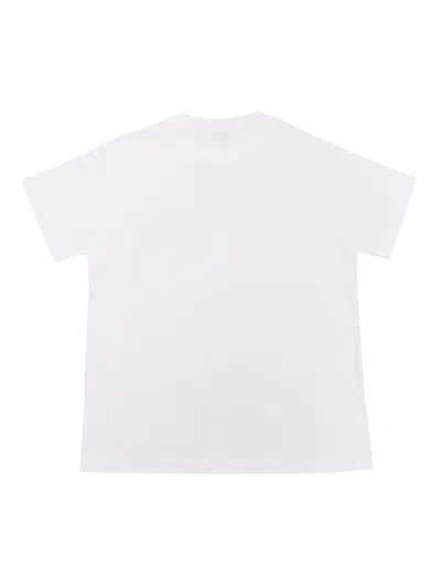 Shop Il Gufo White T-shirt With Pattern