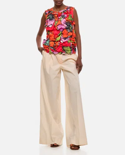 Shop Quira Oversized Cotton Trousers