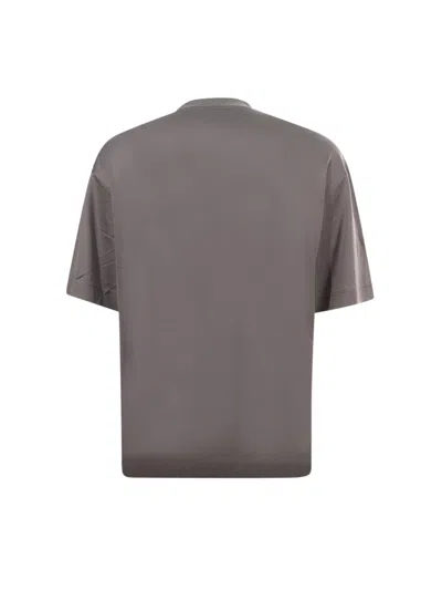Shop Emporio Armani T-shirt  In Grey