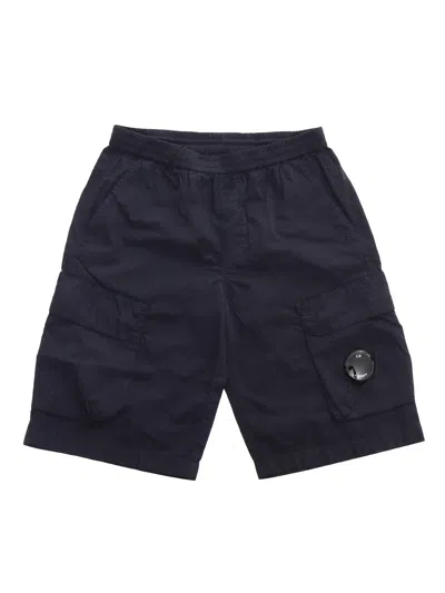 Shop C.p. Company Undersixteen Blue Shorts